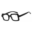 reading glasses Amsterdam black + grey display